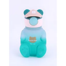 M'andy Kids Green & Cream Conversational Water Bottle - 500 ml-picture-27