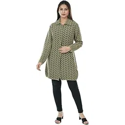manera Premium Women's Winterwear Woolen Knitted Designer LapelCollared Sweater/Cardigan #RS932-picture-21