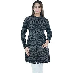 manera Premium Women's Winterwear Woolen Knitted Designer Roundneck Sweater/Cardigan (Suede Yarn) #818-picture-13