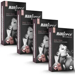manforce Chocolate flavor condom ,10 x Pack of 4 Condom-picture-25
