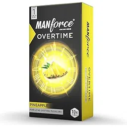 Manforce Overtime - Pack of 10 Condoms (Pineapple)-picture-16