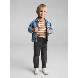 Mango Kids Boys Cargo Style Trousers image 5