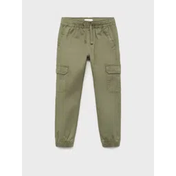 Mango Kids Boys Jogger Cargos Trousers-picture-30