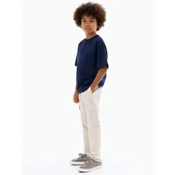 Mango Kids Boys Mid Rise Cargos-picture-34