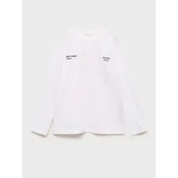 Mango Kids Boys Printed Drop-Shoulder Sleeves Pure Cotton T-shirt-picture-25