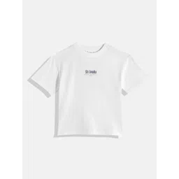 Mango Kids Boys Printed Pure Cotton T-Shirt-picture-27