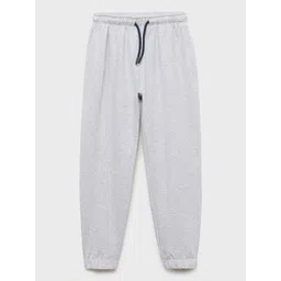 Mango Kids Boys Solid Joggers with Front Seam-image-5