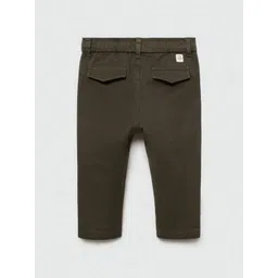 Mango Kids Boys Solid Military Inspired Chinos image 2