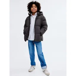 Mango Kids Boys Solid Puffer Jacket-picture-19