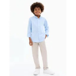 Mango Kids Boys Solid Trousers-picture-16