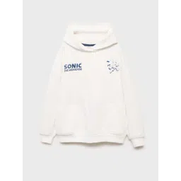 Mango Kids Boys Sonic Printed Hooded Sweatshirt-picture-33