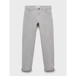 Mango Kids Boys Straight Fit Mid-Rise Stretchable Jeans-picture-33