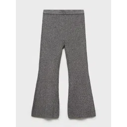 Mango Kids Girls Lurex Flared Trousers-picture-26