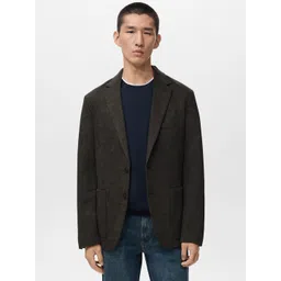MANGO MAN Notched Lapel Single-Breasted Blazer-picture-31