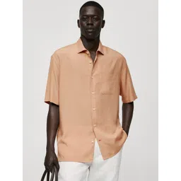 MANGO MAN Relaxed Fit Casual Shirt with Patch Pocket-picture-27