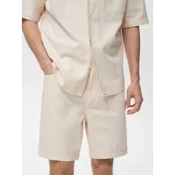 MANGO MAN Solid Bermuda Shorts-picture-29