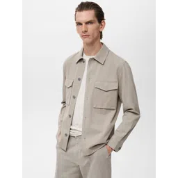 MANGO MAN Spread Collar Tailored Jacket-picture-38