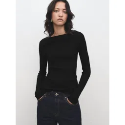 MANGO Boat Neck Ribbed Pullover-picture-14