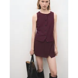 MANGO Boat Neck Suit Waistcoat-picture-21