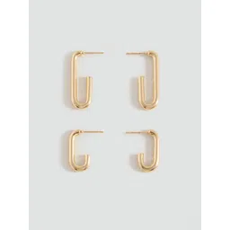 Mango Kids Girls Pack Of 2 Contemporary Drop Earrings-picture-31