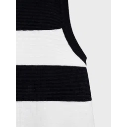 MANGO Knitted Striped Mini Dress image 3