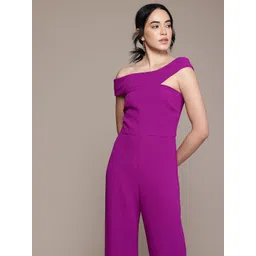 MANGO One-Shoulder Basic Jumpsuit-picture-15