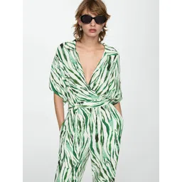 MANGO Printed Belted Jumpsuit-picture-35