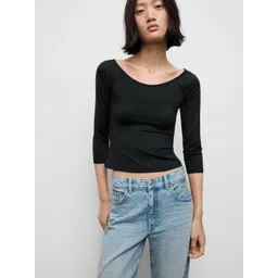 MANGO Raglan Sleeves T-shirt-picture-10