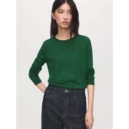 MANGO Round Neck Knitted Pullover-picture-18