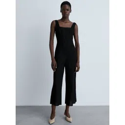 MANGO Square Neck Culotte Jumpsuit-picture-11