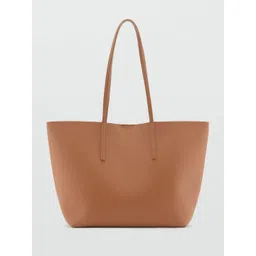 MANGO Textured Oversized Shopper Tote Bag-picture-20