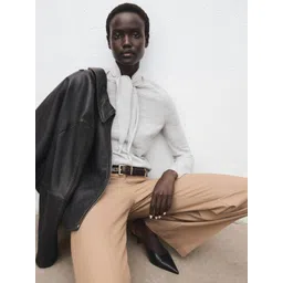 MANGO Turtleneck with Knot Detail Pullover-picture-34