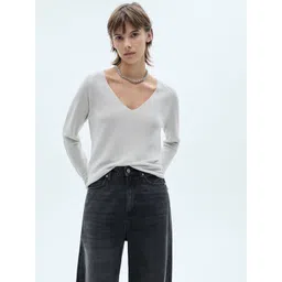 MANGO V-Neck Partywear Sweater-picture-19