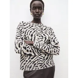 MANGO Women Animal Printed Pullover-picture-38