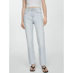 MANGO Women Heavy Fade Cotton Jeans-picture-18