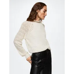 MANGO Women Off White Pullover-picture-18