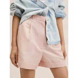 MANGO Women Pink Shorts-picture-26
