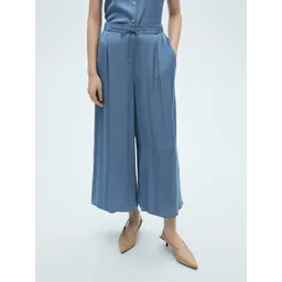 MANGO Women Pleated Flowy Parallel Trousers-picture-42