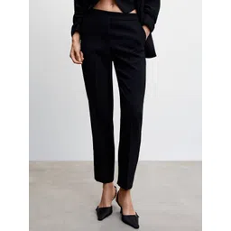 MANGO Women Pleated Sustainable Trousers-picture-27