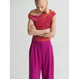 MANGO Women Pleated Trousers image 2