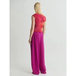 MANGO Women Pleated Trousers image 3