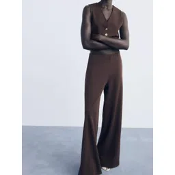 MANGO Women Relaxed Fit Trousers-picture-36