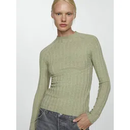 MANGO Women Ribbed Pullover-picture-36