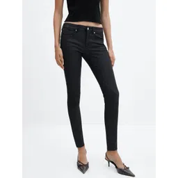 MANGO Women Skinny Fit Low-Rise Stretchable Jeans-picture-24