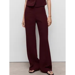 MANGO Women Straight Fit Trousers-picture-36