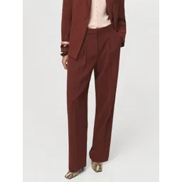 MANGO Women Straight Fit Trousers-picture-17