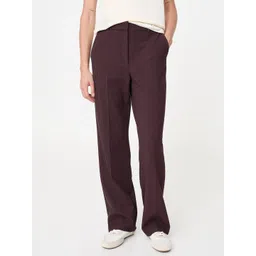 MANGO Women Striped Mid-Rise Regular Trousers-picture-25