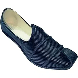 MANI Walk and WEAR | Men’s Mojari – Traditional Synthetic Ethnic with Durable PVC Sole-picture-12