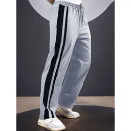 Maniac Men Colourblocked Cotton Mid-Rise Track Pant-picture-15