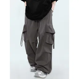Maniac Men Mid Rise Loose Fit Cargo Trousers-picture-18